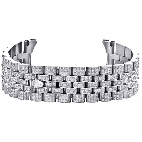 rolex diamond watchband|rolex watch bands stainless steel.